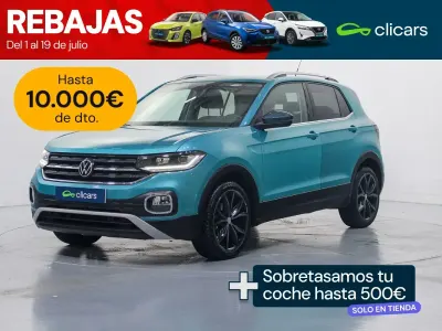 Usado VW T-Cross Sport 110 CV (80 kW) 2021 Azul SUV