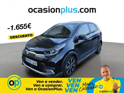 Brugt Kia Picanto X-Line 100 HK (73 kW) 2022 Sort Hatchback