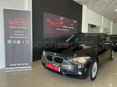 Usado BMW 116 Efficient Dynamics 116 CV (85 kW) 2013 Negro Utilitario