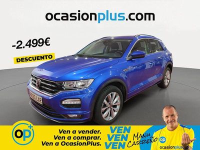 Usado VW T-Roc Advance 150 CV (110 kW) 2022 Azul SUV