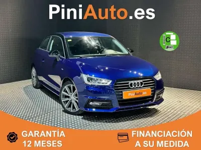 Usado Audi A1 90 CV (66 kW) 2015 Azul Utilitario