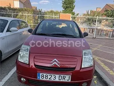 Usado Citroën C2 70 CV (51 kW) 2005 Rojo Utilitario