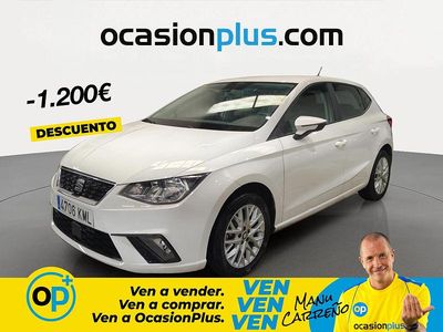 Usado Seat Ibiza Style 95 CV (69 kW) 2018 Blanco Utilitario
