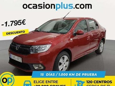 Usado Dacia Logan Lauréate 90 CV (66 kW) 2018 Rojo Berlina