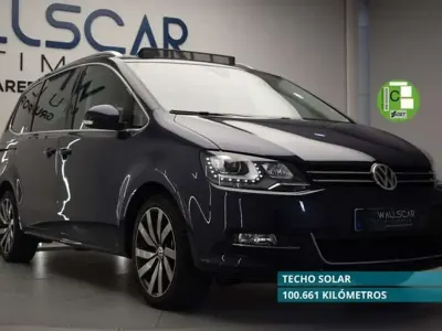 Usado VW Sharan Advance 184 CV (135 kW) 2016 Azul Monovolumen