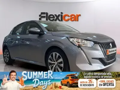 Usado Peugeot 208 Active 100 CV (73 kW) 2020 Gris Utilitario