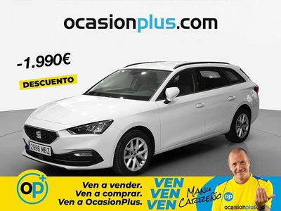 Usado Seat Leon Style 110 CV (80 kW) 2022 Blanco Familiar