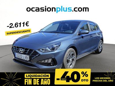 Azul Usado 2021 Hyundai i30 Berlina | 16.890 € (Precio justo)