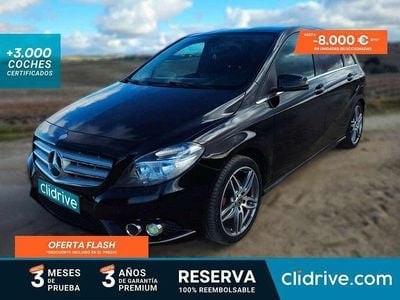 Usado Mercedes B180 109 CV (80 kW) 2014 Negro Monovolumen