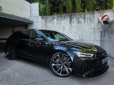 Usado Audi RS6 600 CV (441 kW) 2023 Negro Familiar