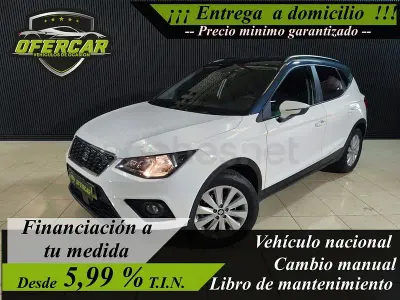 Usado Seat Arona Style 110 CV (80 kW) 2022 Blanco SUV