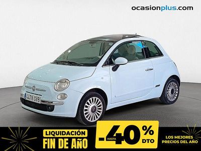 Azul Usado 2010 Fiat 500 Lounge Utilitario | 7900 € (Un poco caro)