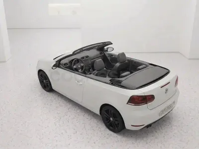 Usado VW Golf Cabriolet 105 CV (77 kW) 2014 Blanco Descapotable
