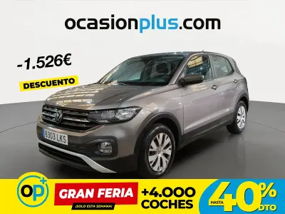 Usado VW T-Cross Edition 95 CV (69 kW) 2020 Gris SUV