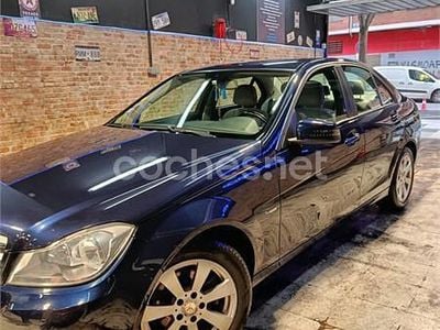 Azul Usado 2011 Mercedes C200 Berlina | 10.000 € (Precio justo)