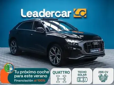 Usado Audi Q8 S-Line 286 CV (210 kW) 2021 Negro SUV