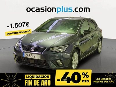 Usado Seat Ibiza FR 110 CV (80 kW) 2023 Gris Utilitario