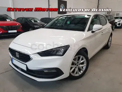 Usado Seat Leon Style 115 CV (84 kW) 2021 Blanco Berlina