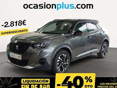 Gris Usado 2022 Peugeot 2008 GT SUV | 15.137 € (Precio justo)