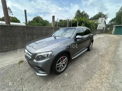 Usado Mercedes GLC250 AMG line 204 CV (150 kW) 2016 Gris / plata SUV