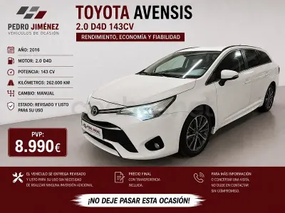 Usado Toyota Avensis Advance 143 CV (105 kW) 2016 Blanco Familiar