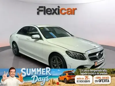 Usado Mercedes C200 160 CV (117 kW) 2020 Blanco Berlina