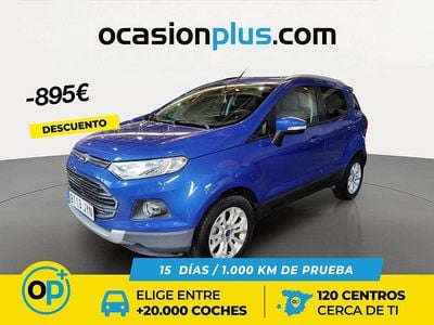 Usado Ford Ecosport Titanium 140 CV (102 kW) 2017 Azul SUV