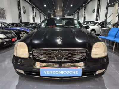 Usado Mercedes SLK200 136 CV (100 kW) 1996 Negro Descapotable