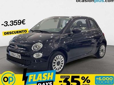 Usado Fiat 500C Dolcevita 71 CV (52 kW) 2022 Negro Descapotable
