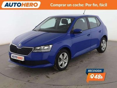 Usado Skoda Fabia Ambition 75 CV (55 kW) 2018 Azul Utilitario