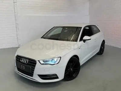 Usado Audi A3 S-Line 122 CV (89 kW) 2014 Blanco Utilitario