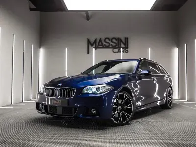 Usado BMW 520 190 CV (139 kW) 2015 Azul Familiar