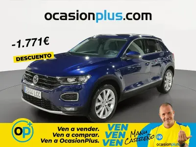 Usado VW T-Roc Sportline 150 CV (110 kW) 2019 Azul SUV