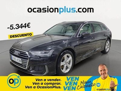 Usado Audi A6 Sport 204 CV (150 kW) 2019 Negro Familiar