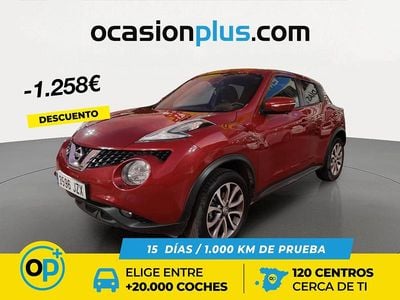 Usado Nissan Juke Tekna 110 CV (80 kW) 2017 Rojo SUV