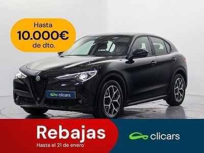 Negro Usado 2021 Alfa Romeo Stelvio Sprint SUV | 24.390 € (Precio justo)