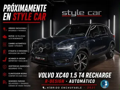Usado Volvo XC40 R-Design 211 CV (155 kW) 2021 Negro SUV