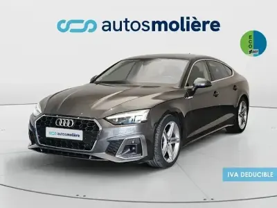Usado Audi A5 S-Line 163 CV (119 kW) 2020 Gris Coupe