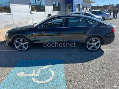 Usado Audi A5 Sportback S-Line 150 CV (110 kW) 2015 Negro Utilitario