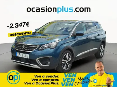 Usado Peugeot 5008 Allure 130 CV (95 kW) 2019 Verde SUV
