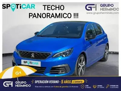 Usado Peugeot 308 GT 130 CV (95 kW) 2021 Azul Berlina