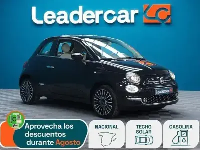 Usado Fiat 500 Lounge 69 CV (50 kW) 2016 Negro Utilitario