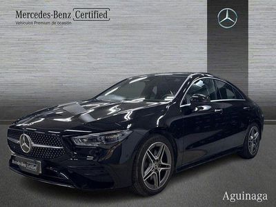 Usado Mercedes CLA200 AMG line 150 CV (110 kW) 2025 Negro noche