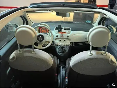 Usado Fiat 500C Lounge 69 CV (50 kW) 2011 Blanco Descapotable