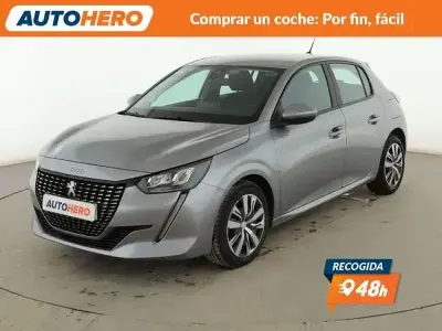Usado Peugeot 208 Active 101 CV (74 kW) 2020 Gris Utilitario