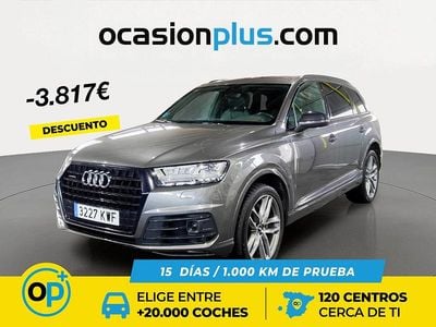 Usado Audi Q7 S-Line 286 CV (210 kW) 2019 Gris SUV
