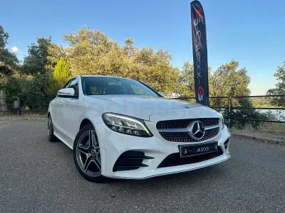 Usado Mercedes C200 160 CV (117 kW) 2019 Blanco Berlina