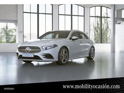 Usado Mercedes A200 AMG line 163 CV (119 kW) 2020 Blanco polar  pintura unicolor Berlina