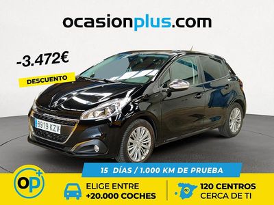 Negro Usado 2019 Peugeot 208 Signature Sky Utilitario | 12.900 € (Precio justo)