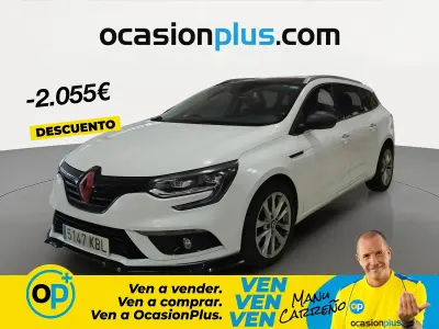 Usado Renault Mégane GrandTour Zen 110 CV (80 kW) 2017 Blanco Familiar